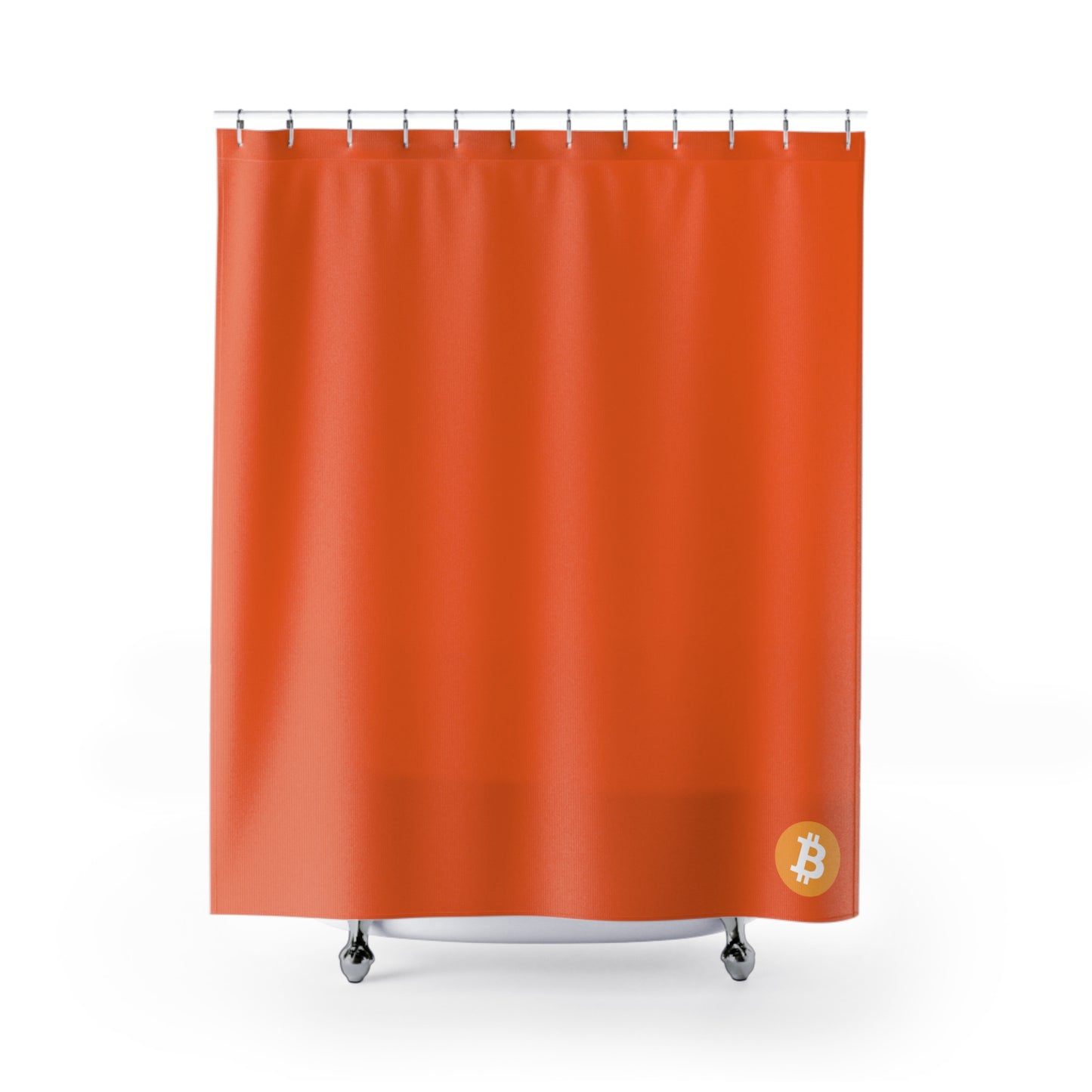 AirBTC Bitcoin Orange Shower Curtains