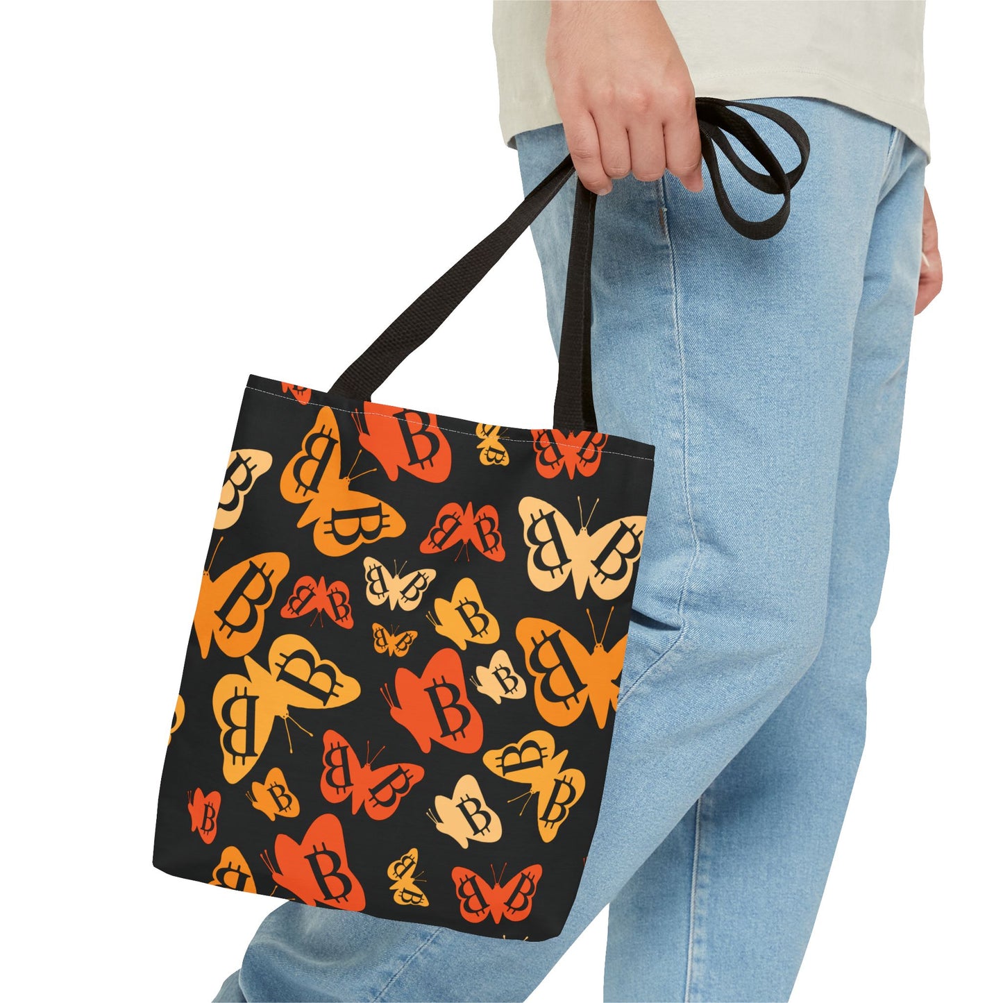 Bitcoin Butterflies Tote Bag