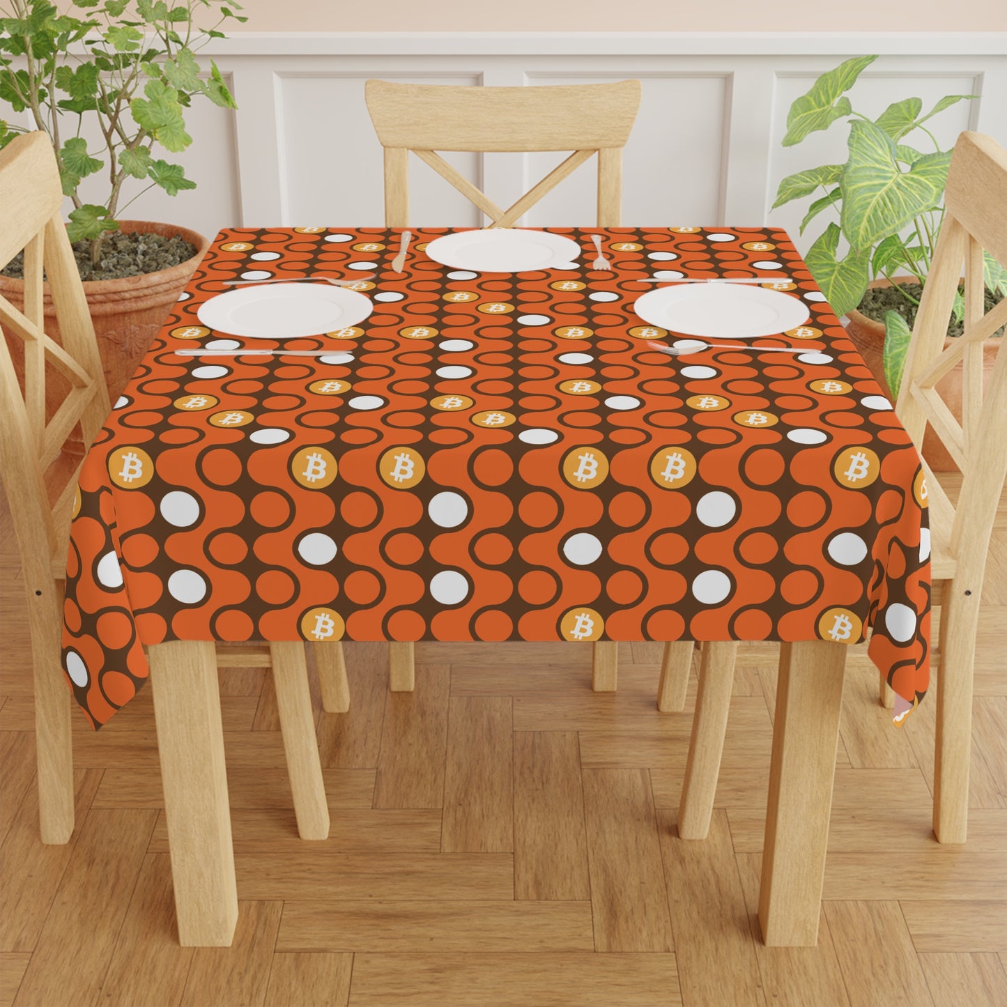 AirBTC Bitcoin Nanna Tablecloth