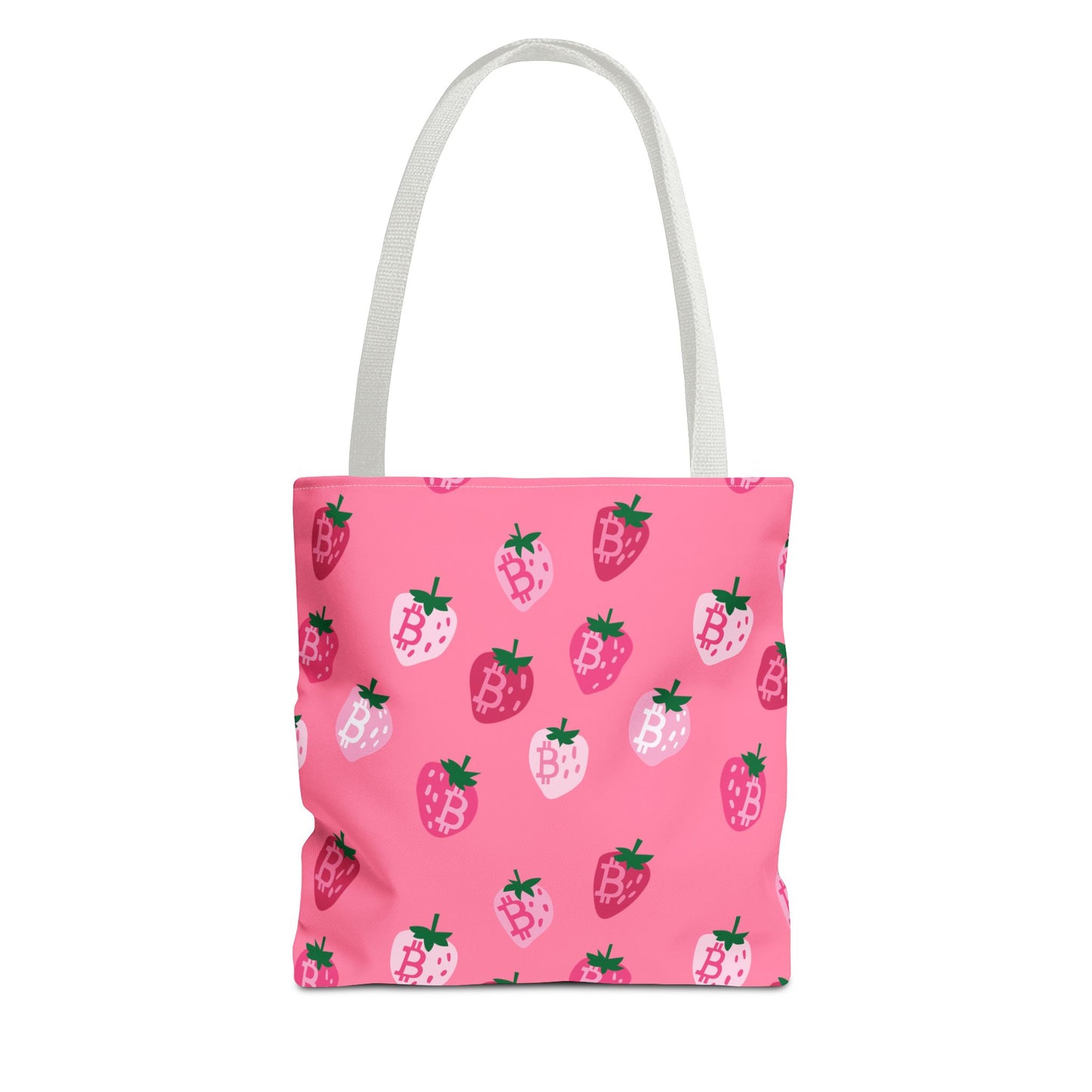 StrawBerry Bitcoin Tote Bag