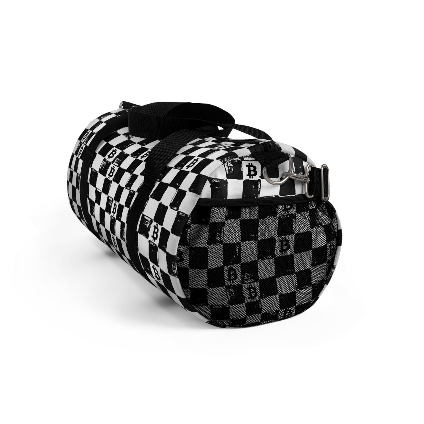 Chessboard Bitcoin Duffel Bag