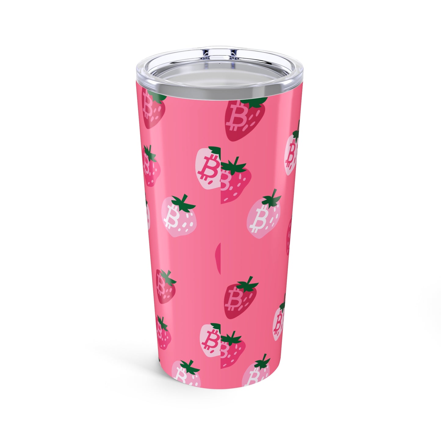 StrawBerry Bitcoin Tumbler 20oz
