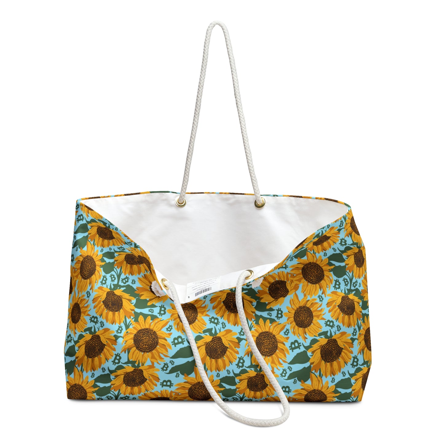Bitcoin Sunflowers Weekender Bag