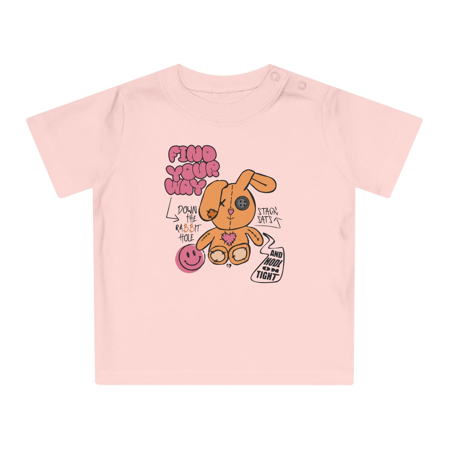 Down the Rabbit Hole Organic Cotton Baby T-Shirt