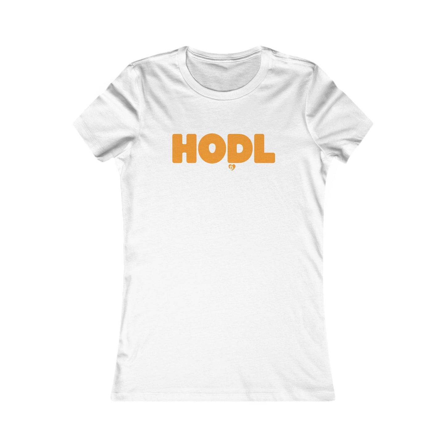 'HODL Bright' Bitcoin Slim Fit T-Shirt