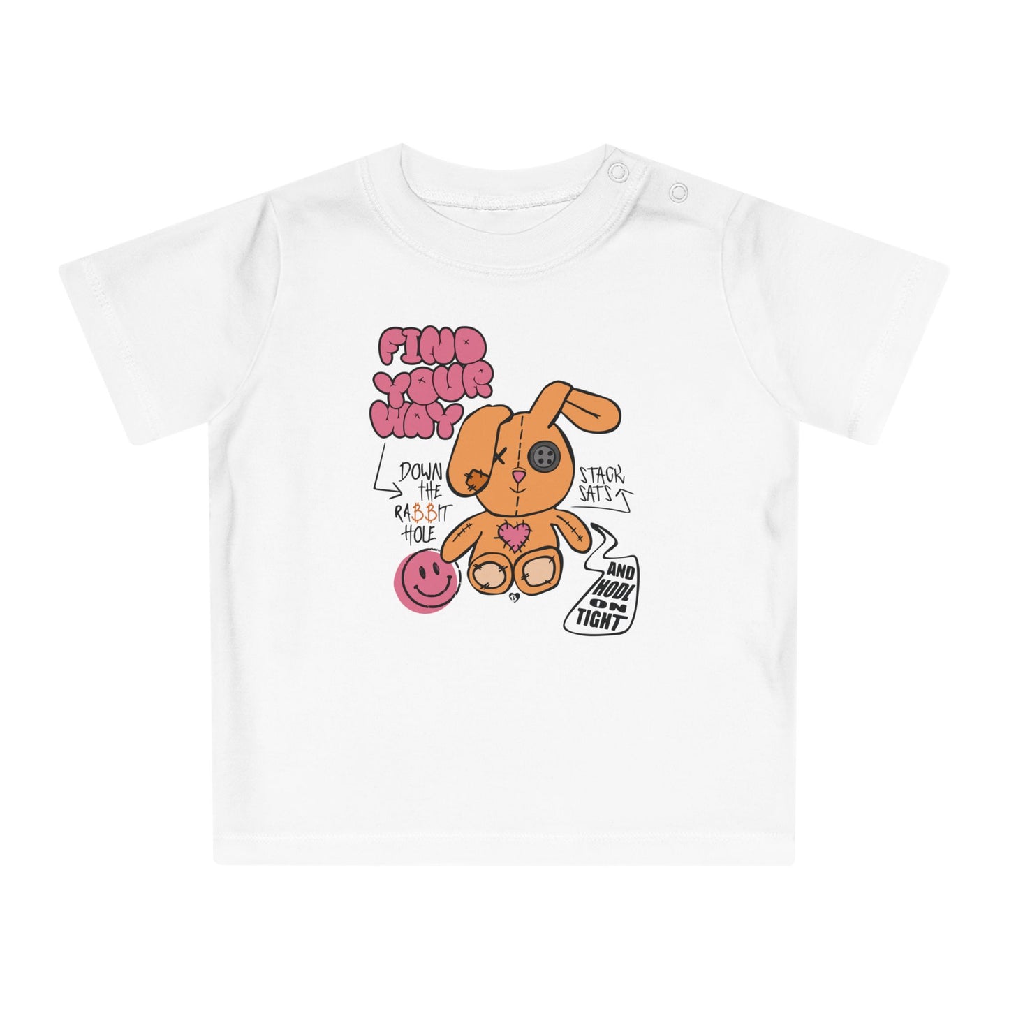 Down the Rabbit Hole Organic Cotton Baby T-Shirt