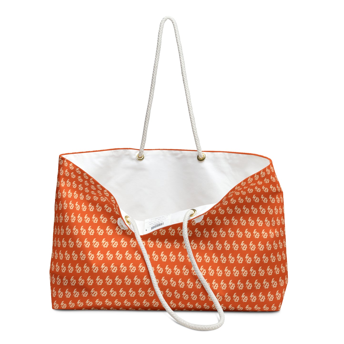 Bitty Lightning Bitcoin Weekender Bag