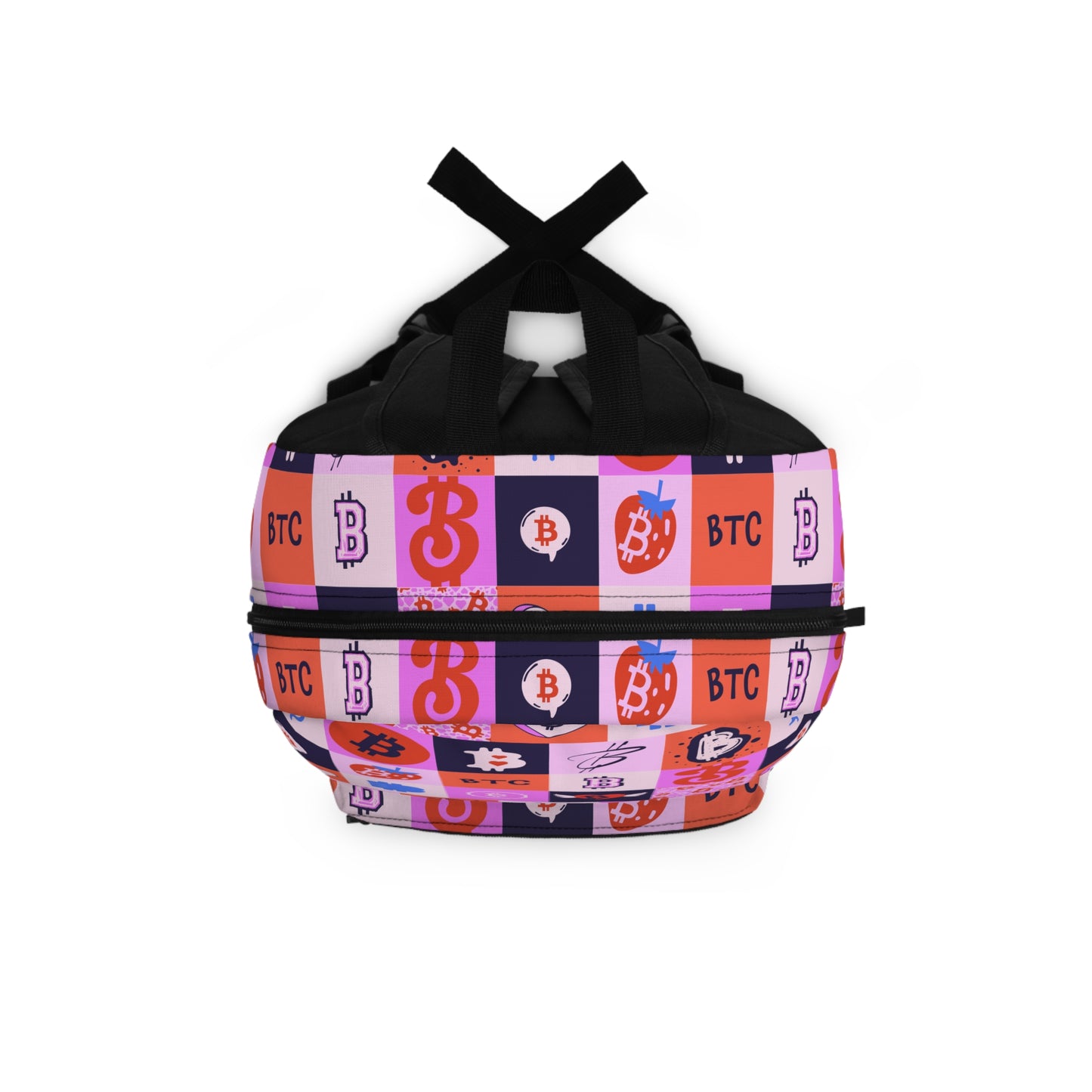 Bitcoin Love Patchwork Premium Backpack