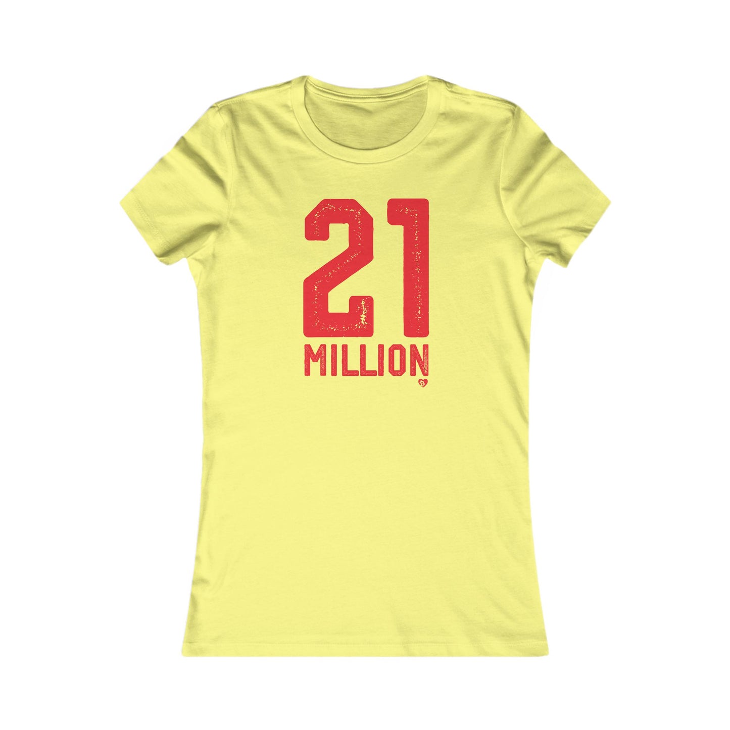 'No. 21 Million' Bitcoin Slim Fit T-Shirt