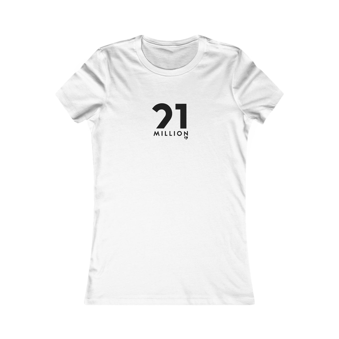 21 Mill Bitcoin Emblem Slim Fit T-Shirt