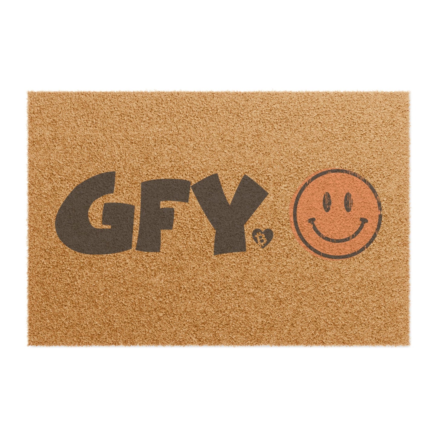 GFY Smiley Doormat