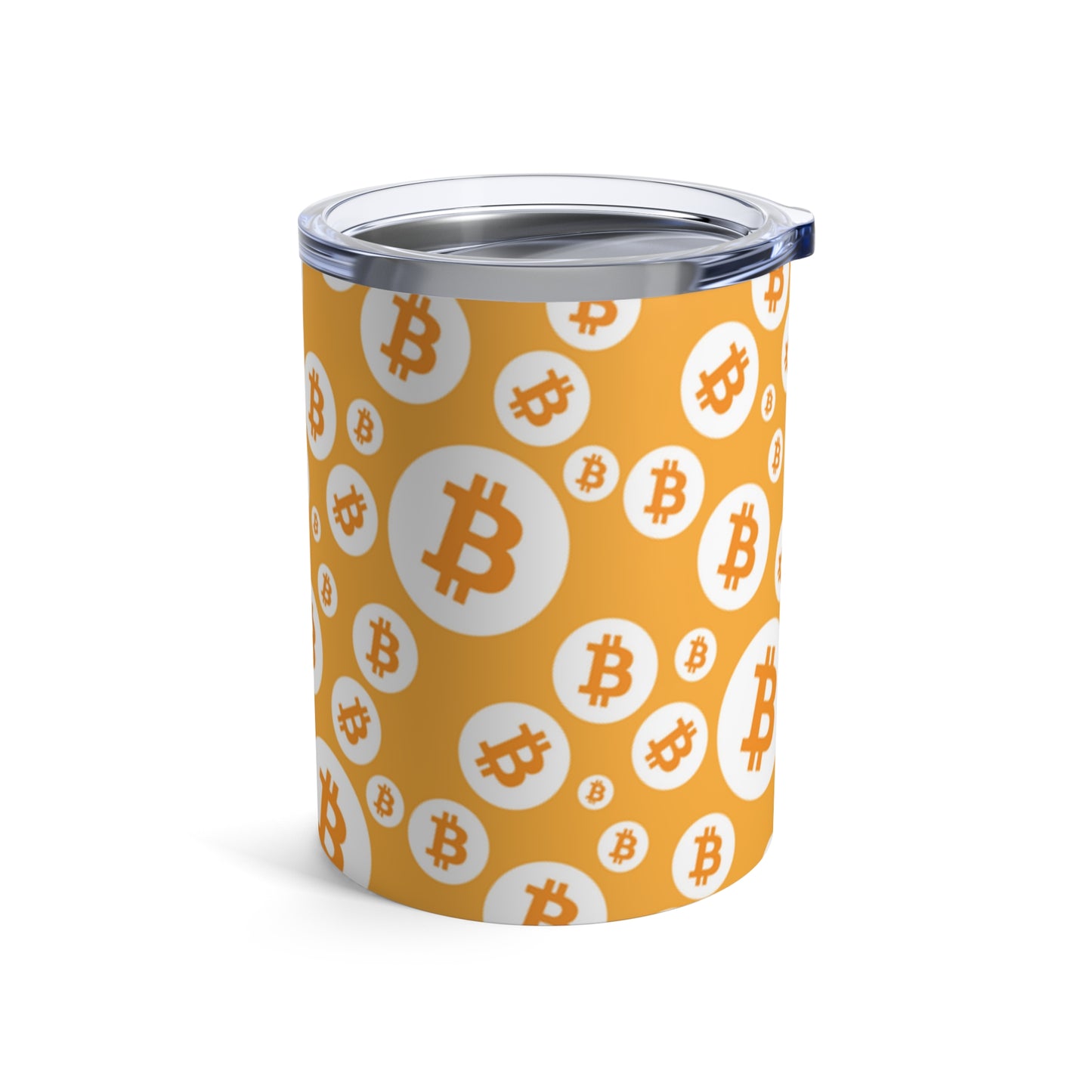 Bitcoin Symbols Polkadot Tumbler 10oz