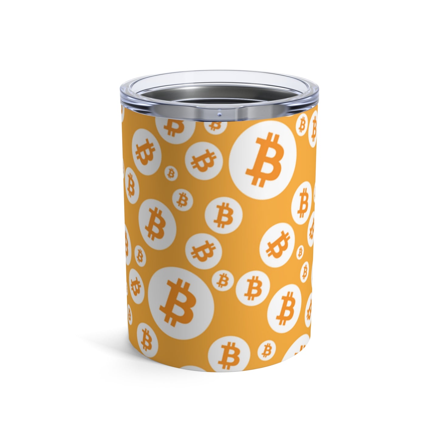 Bitcoin Symbols Polkadot Tumbler 10oz