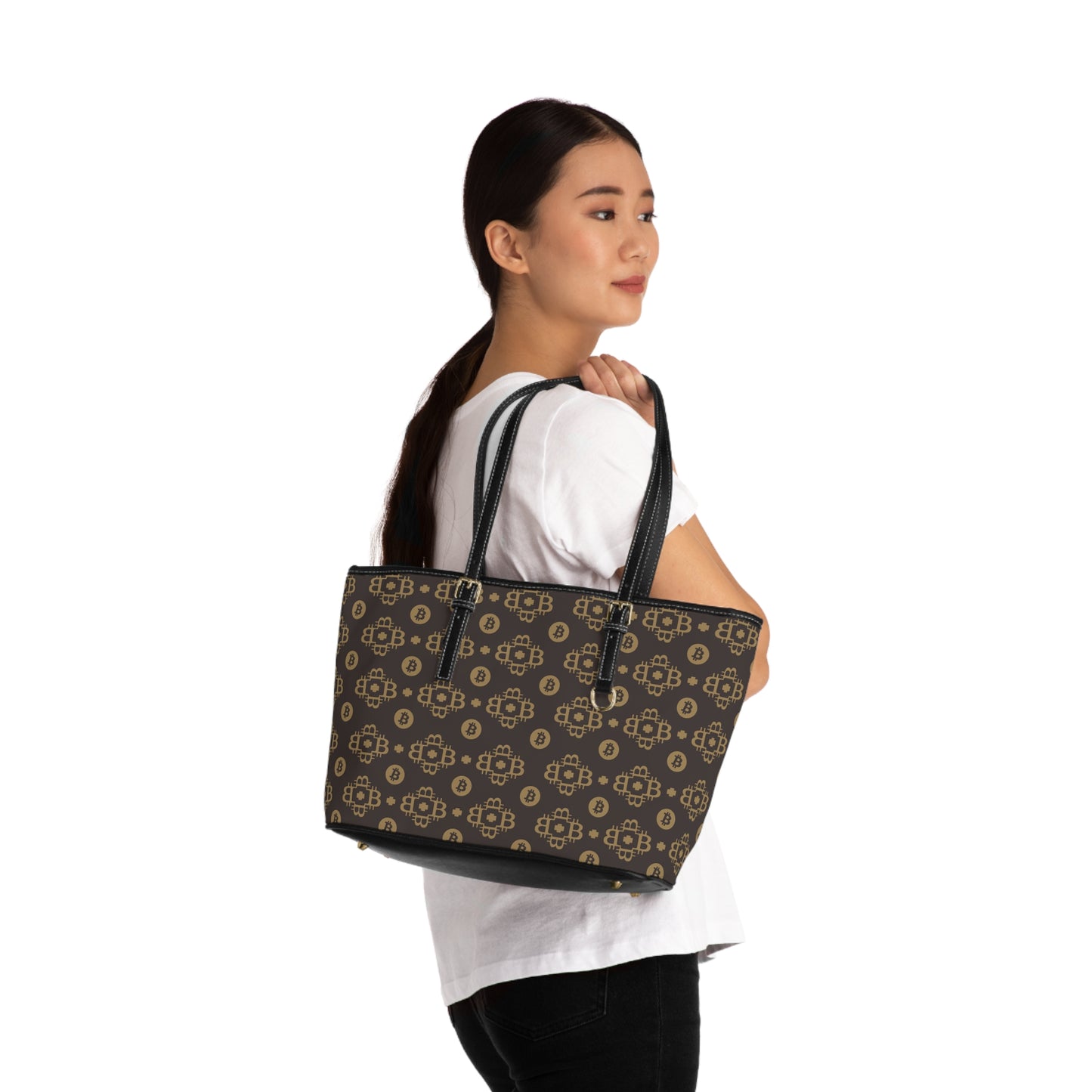 Bitcoin Swagger Large Shoulder Bag