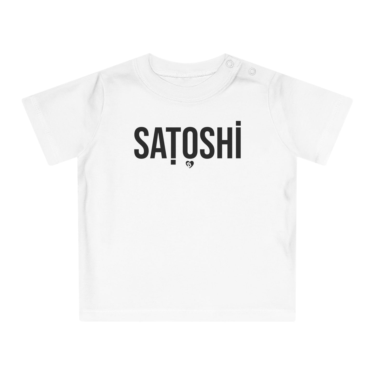 Satoshi Minimalist Organic Cotton Baby T-Shirt