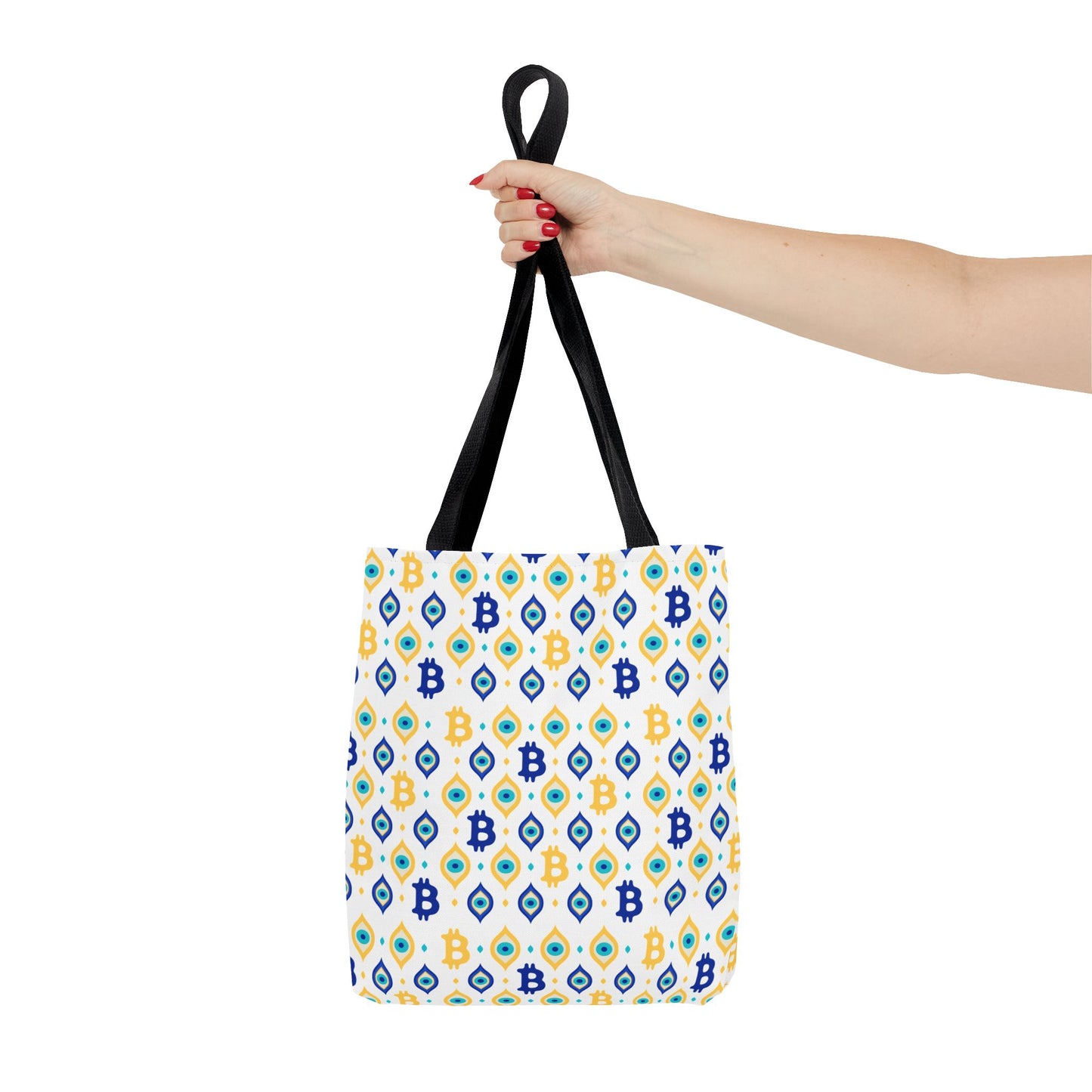 Bitcoin Evil Eye Tote Bag