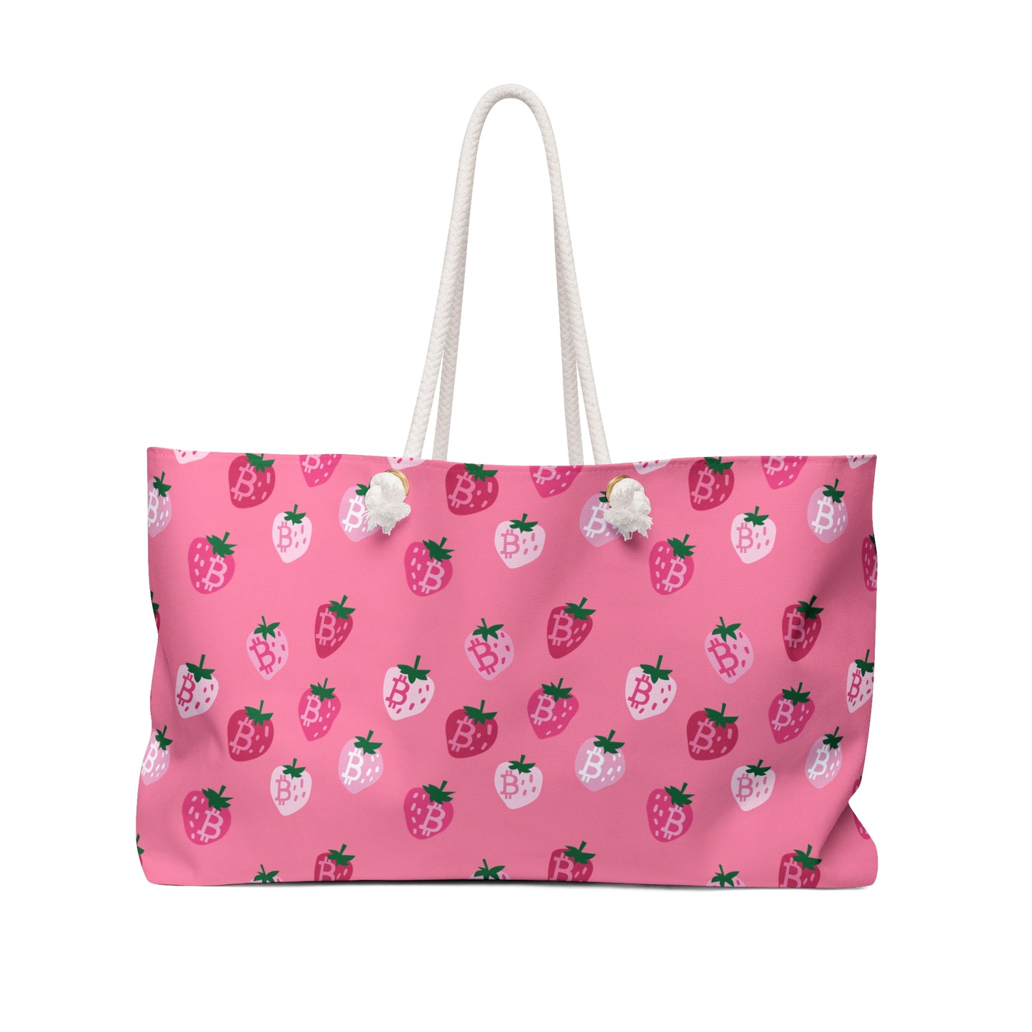 StrawBerry Bitcoin Weekender Bag