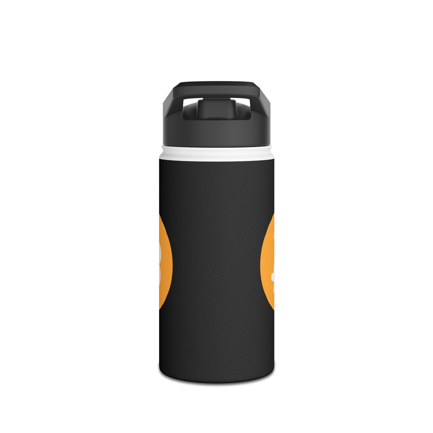 Bitcoin 'Big B' Black Stainless Steel Water Bottle
