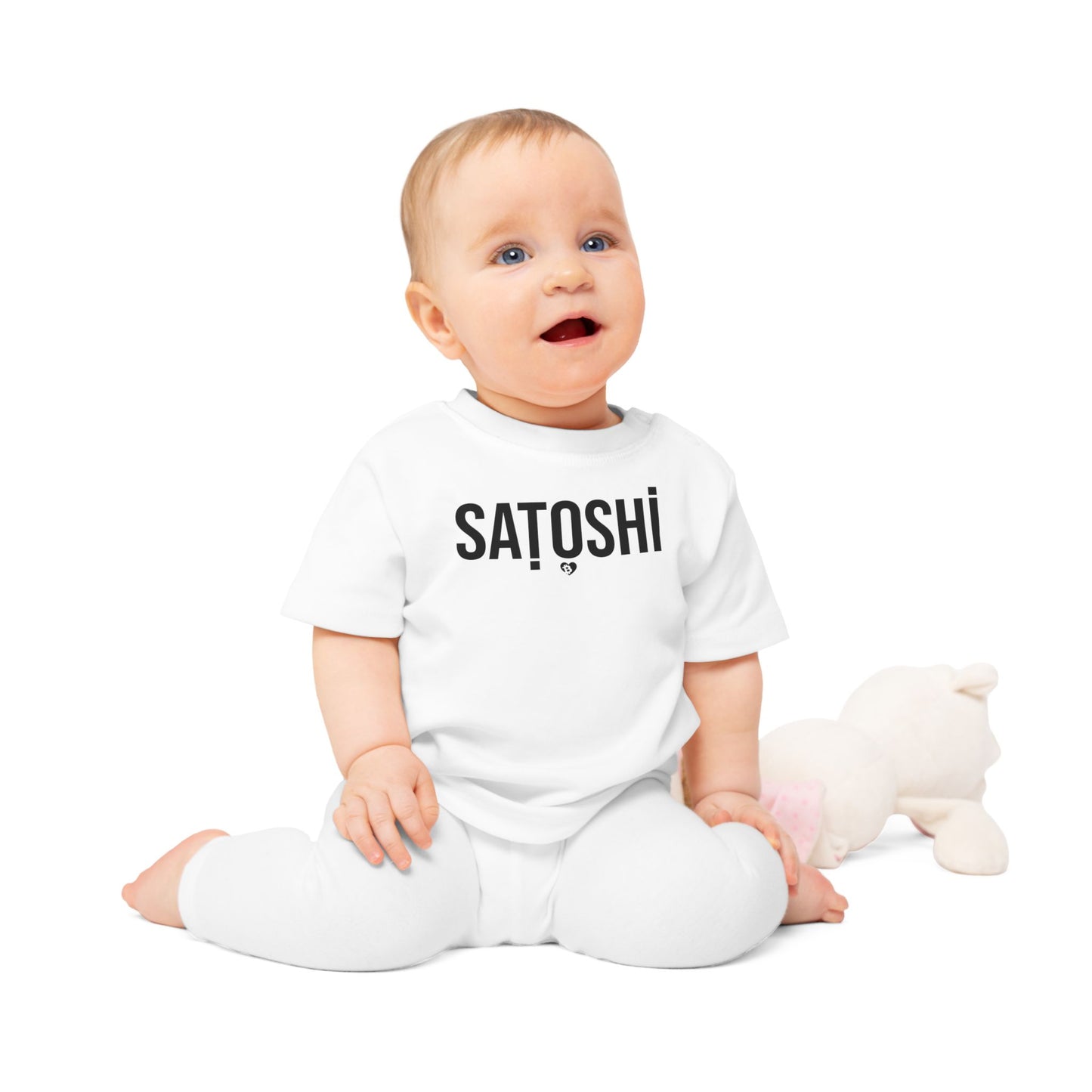 Satoshi Minimalist Organic Cotton Baby T-Shirt