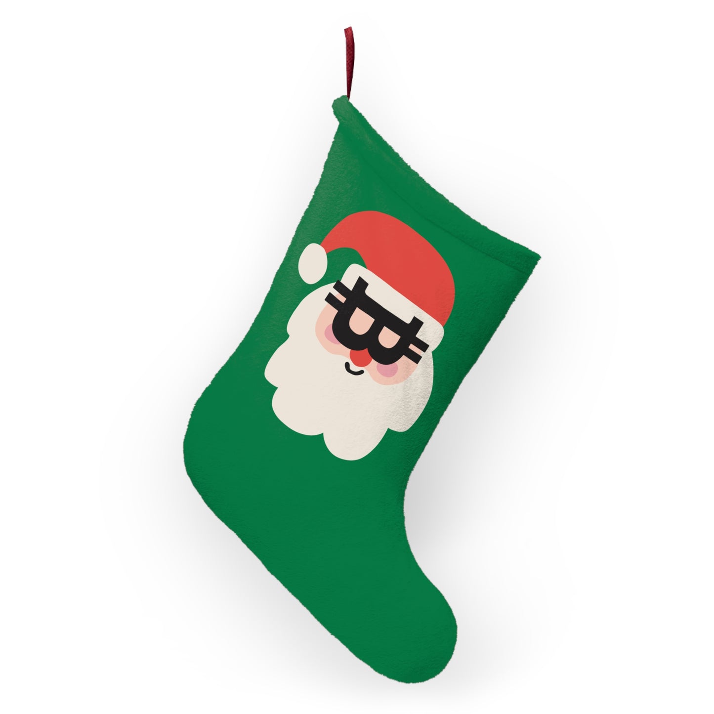 Bitcoin Santa Christmas Stocking