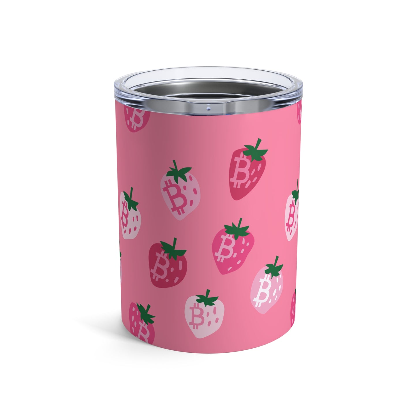 StrawBerry Bitcoin Tumbler 10oz