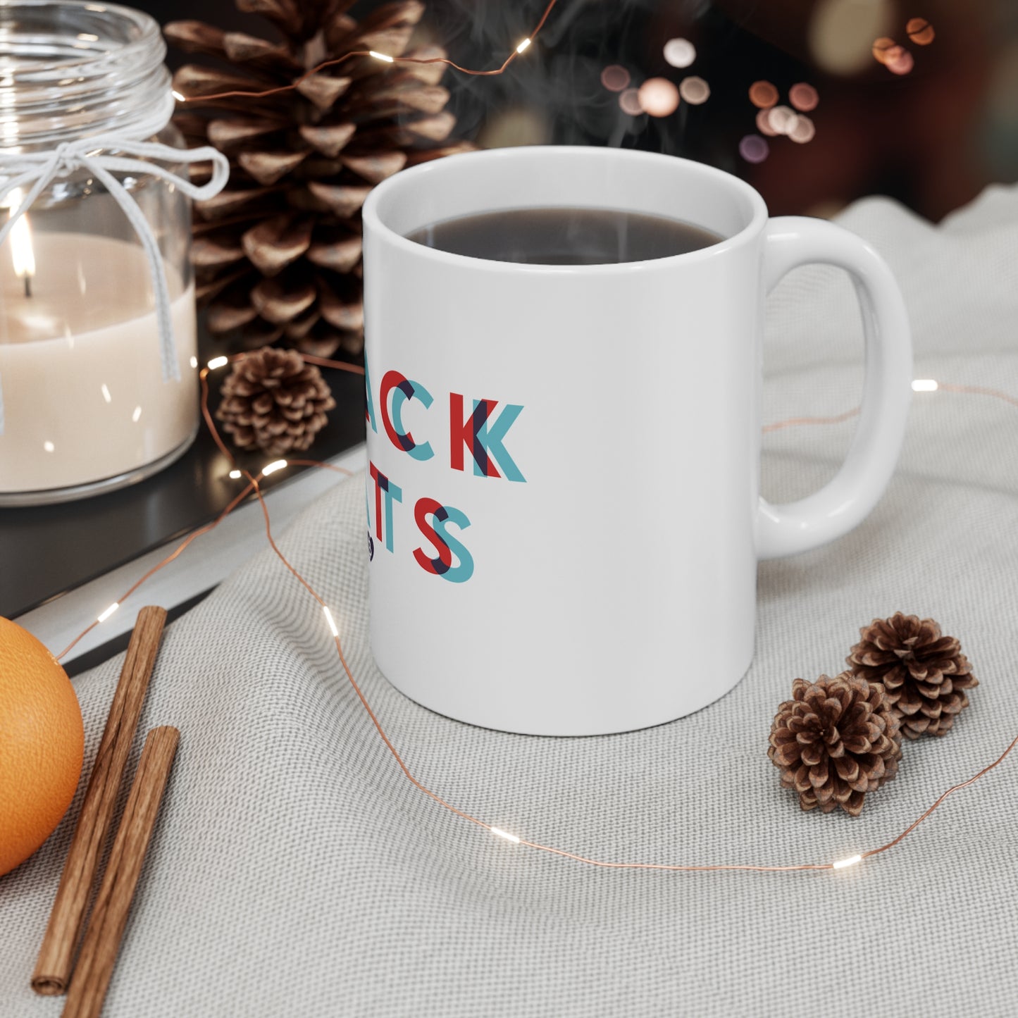 3D Glasses Stack Sats Mug 11oz