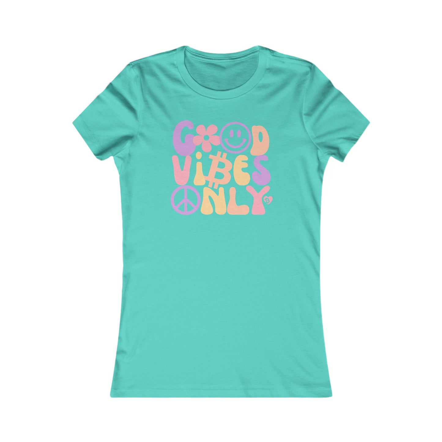 Good Vibes Only Bitcoin Women's Slim Fit T-Shirt