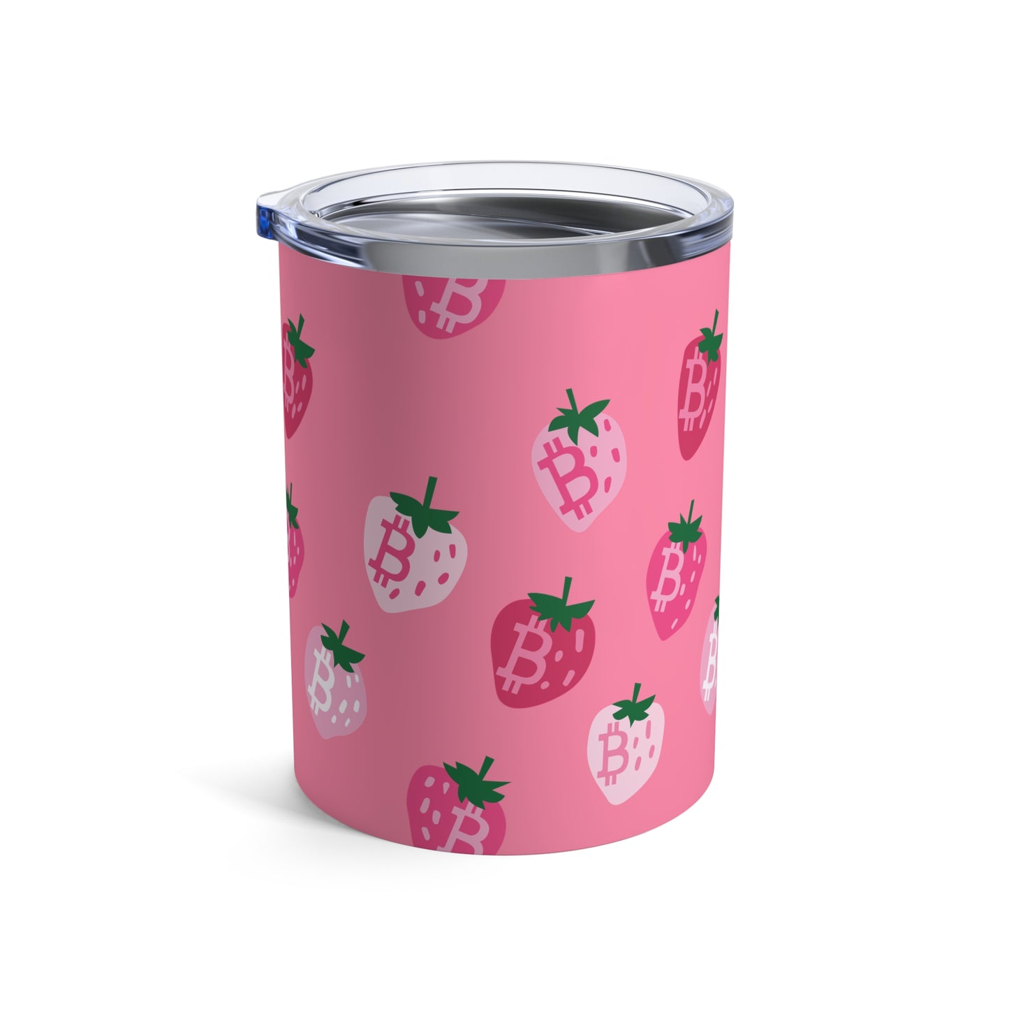StrawBerry Bitcoin Tumbler 10oz
