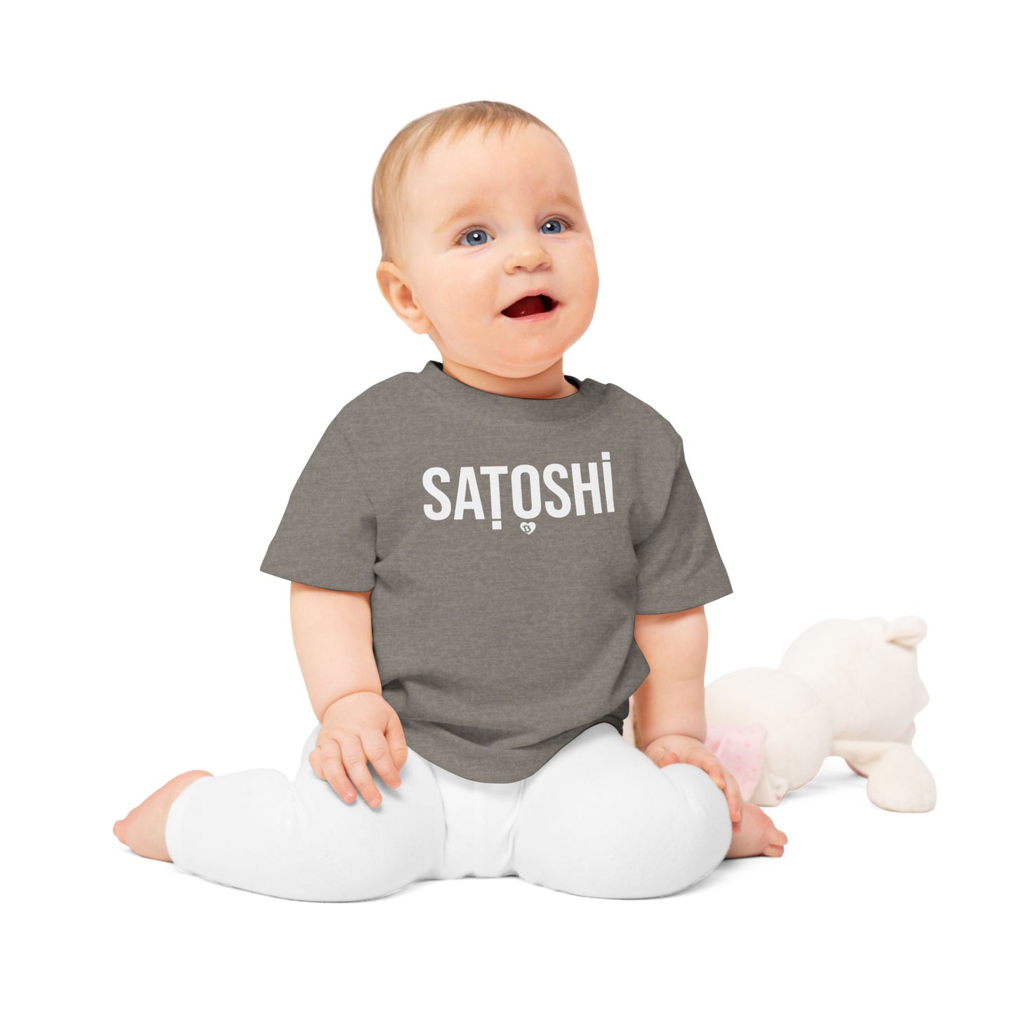 Satoshi Minimalist Organic Cotton Baby T-Shirt