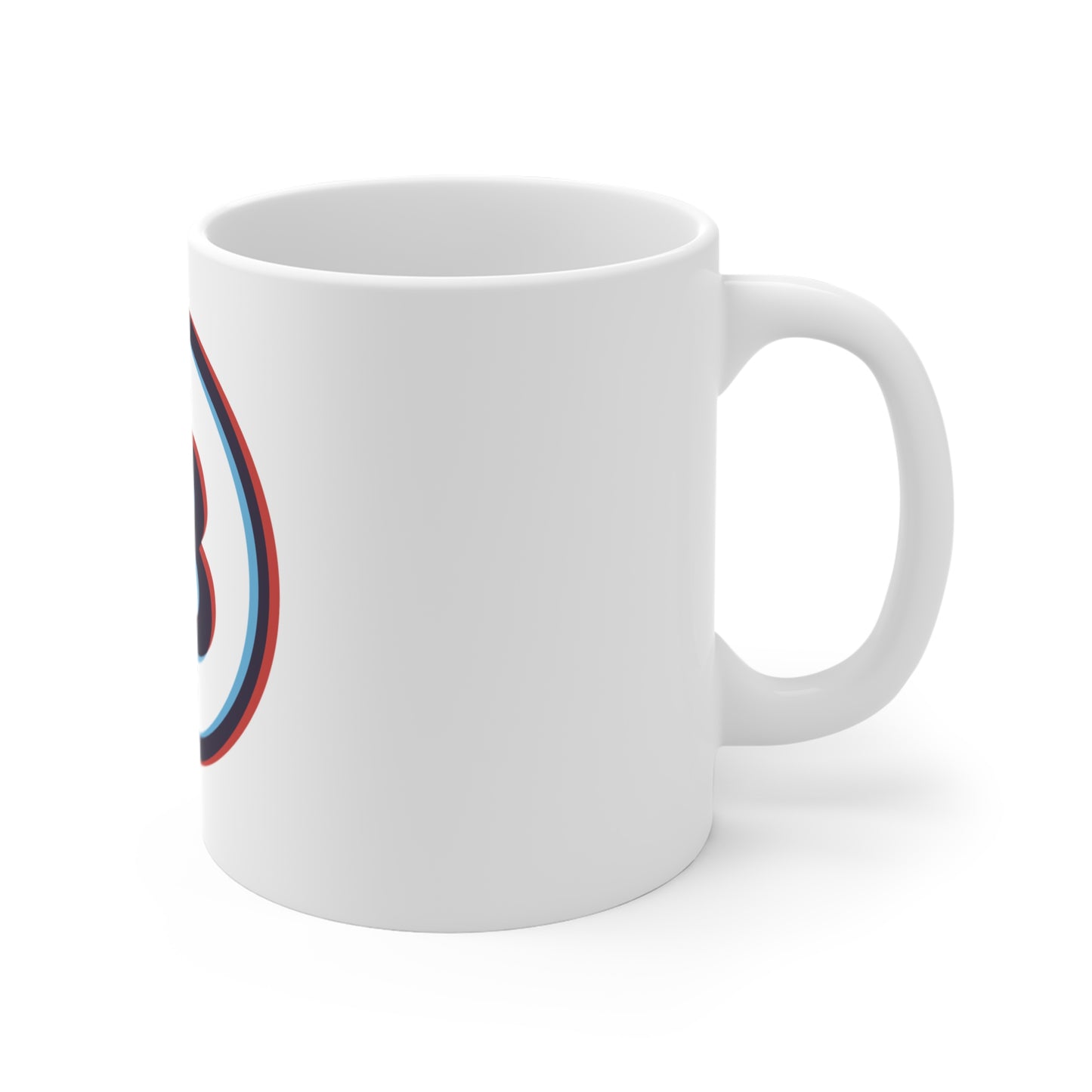 3D Glasses 'Big B' Bitcoin Mug 11oz