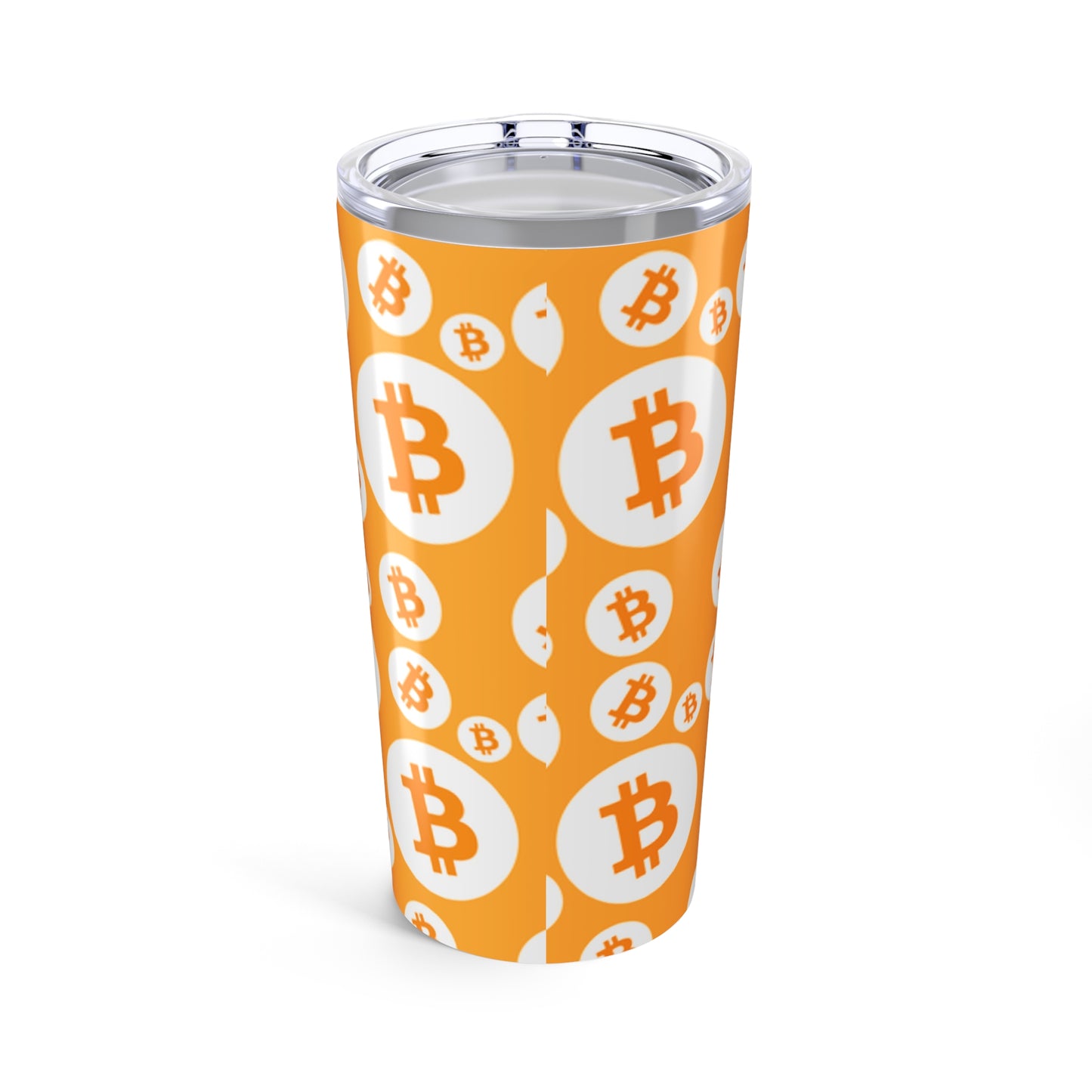 Bitcoin Symbols Polkadot Tumbler 20oz