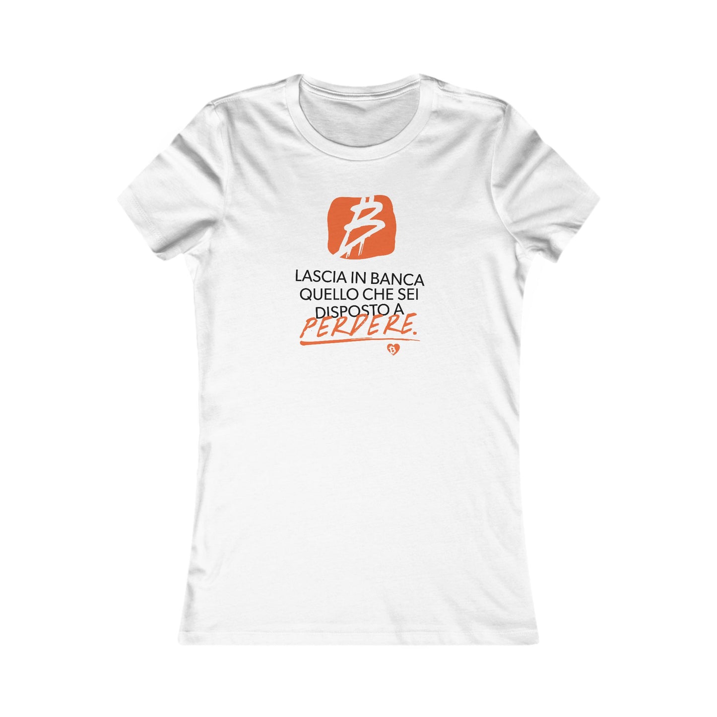 Italian 'Perdere' Bitcoin Worldwide Slim Fit T-Shirt