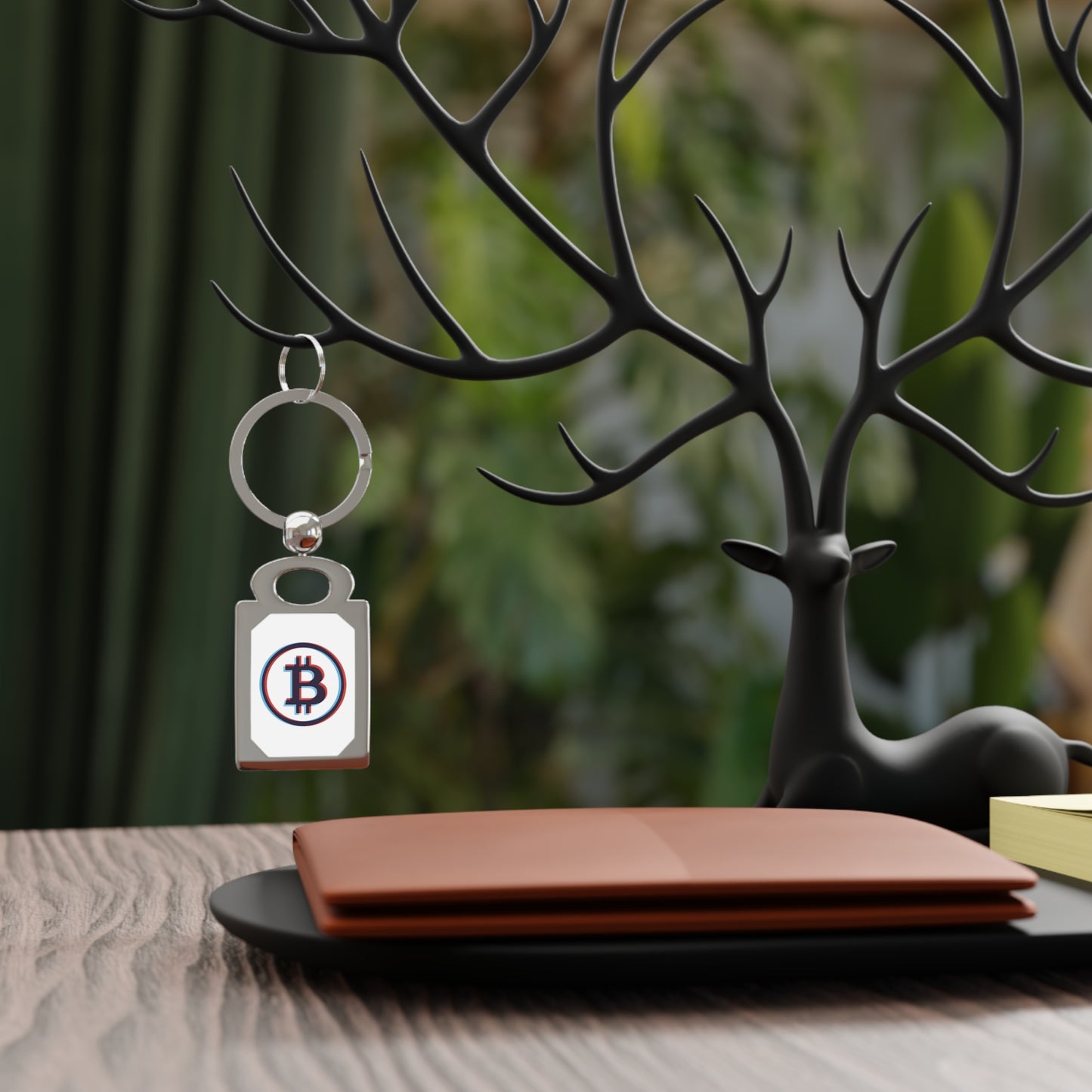 3D Big Bitcoin Keyring