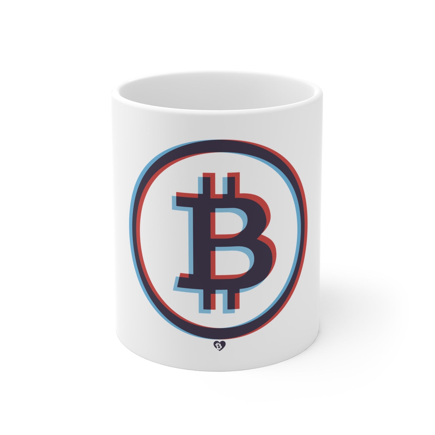 3D Glasses 'Big B' Bitcoin Mug 11oz
