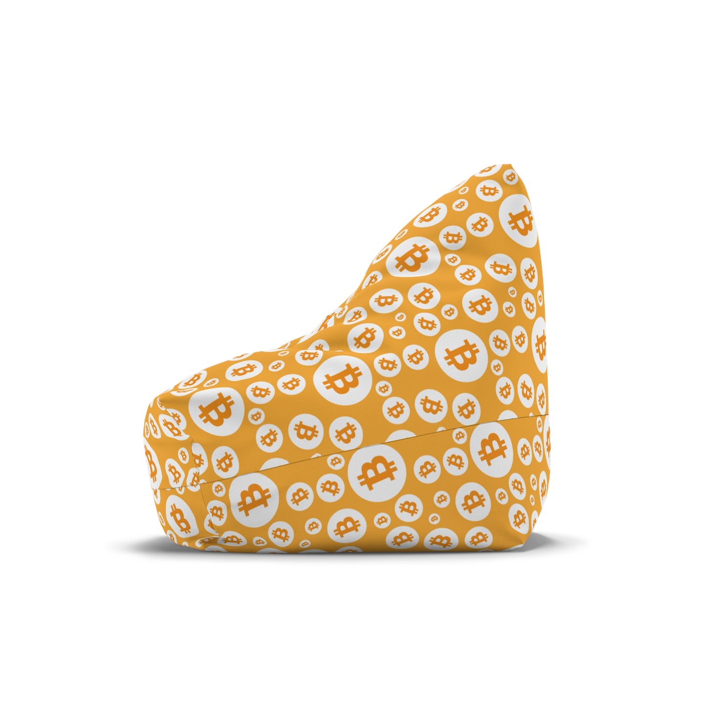 Bitcoin Symbols Polkadot Bean Bag Chair Cover
