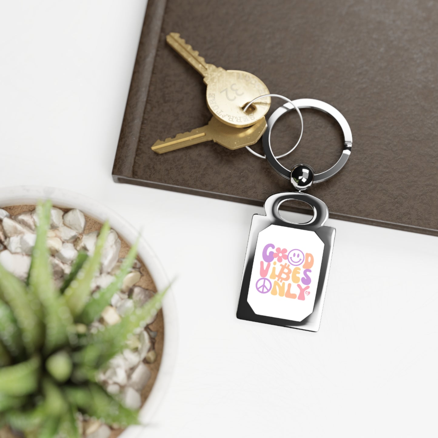 Good Vibes Only Keyring