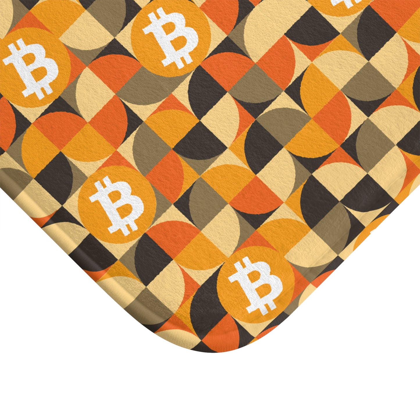 AirBTC Bitcoin Geo Bath Mat