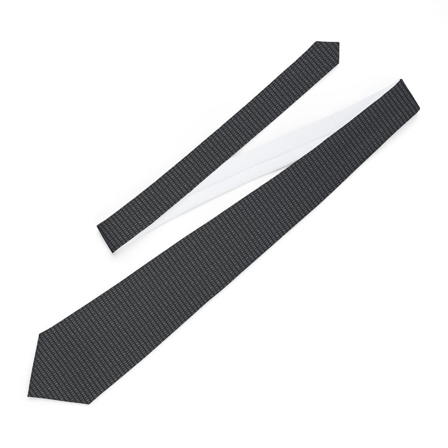Black Satoshi Nakamoto Necktie