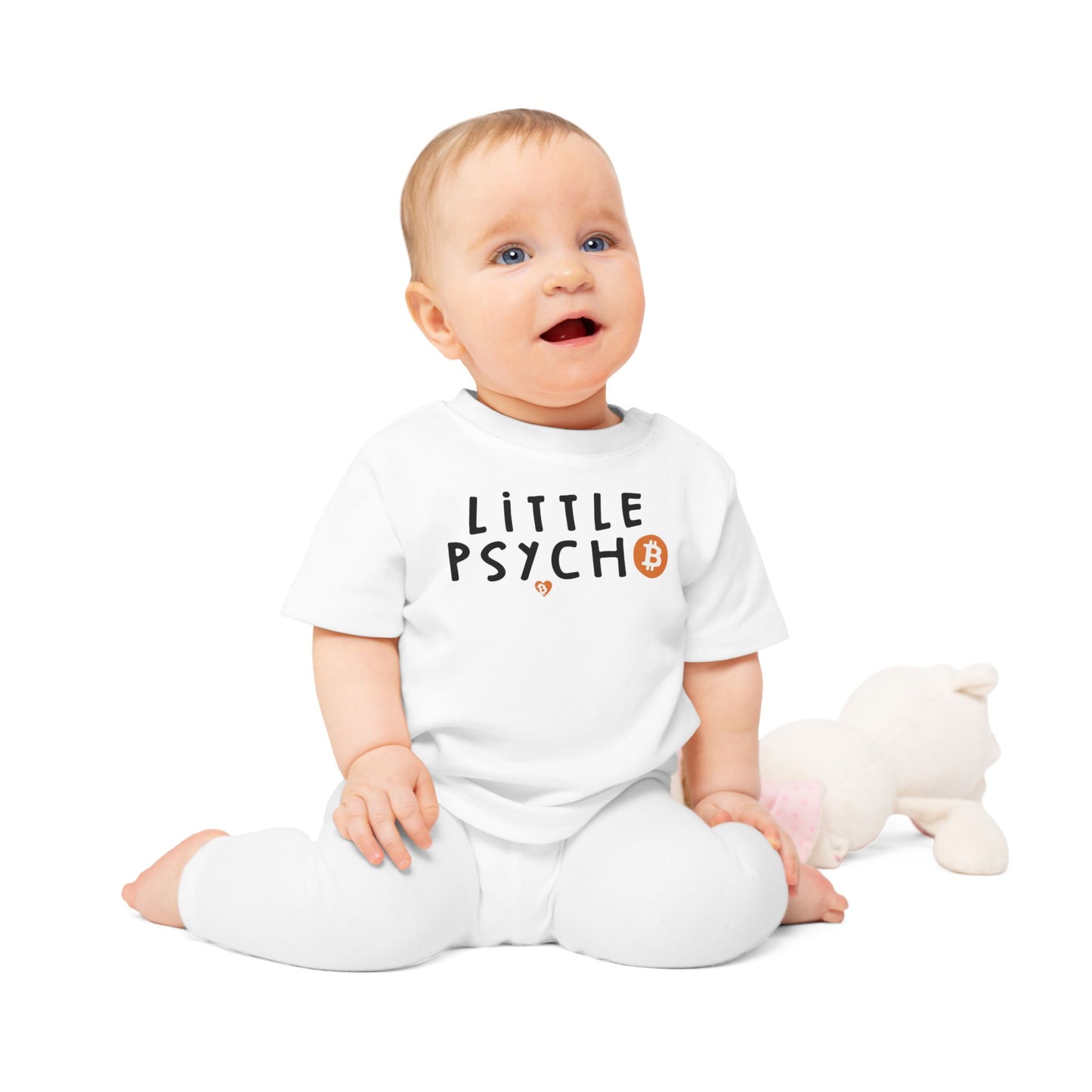 Little Psycho Organic Cotton Baby T-Shirt