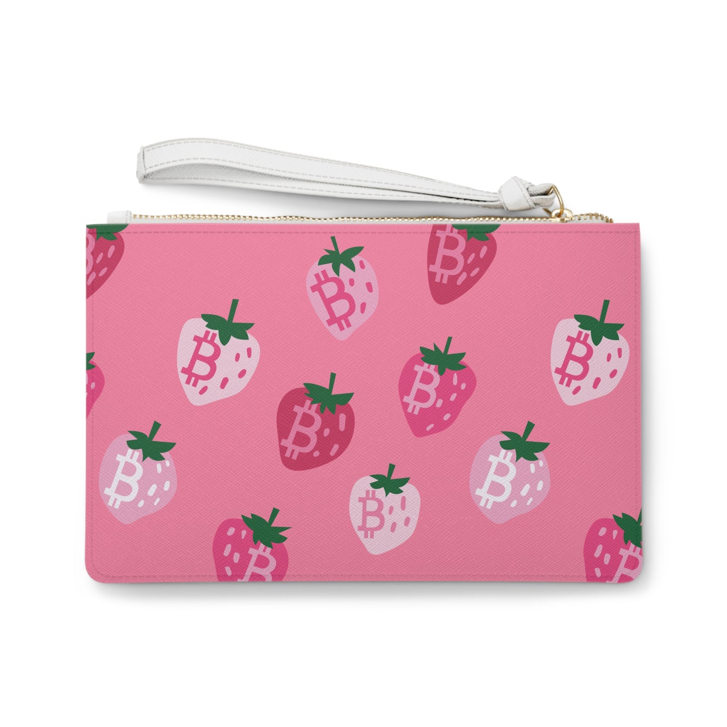 StrawBerry Bitcoin Clutch Bag
