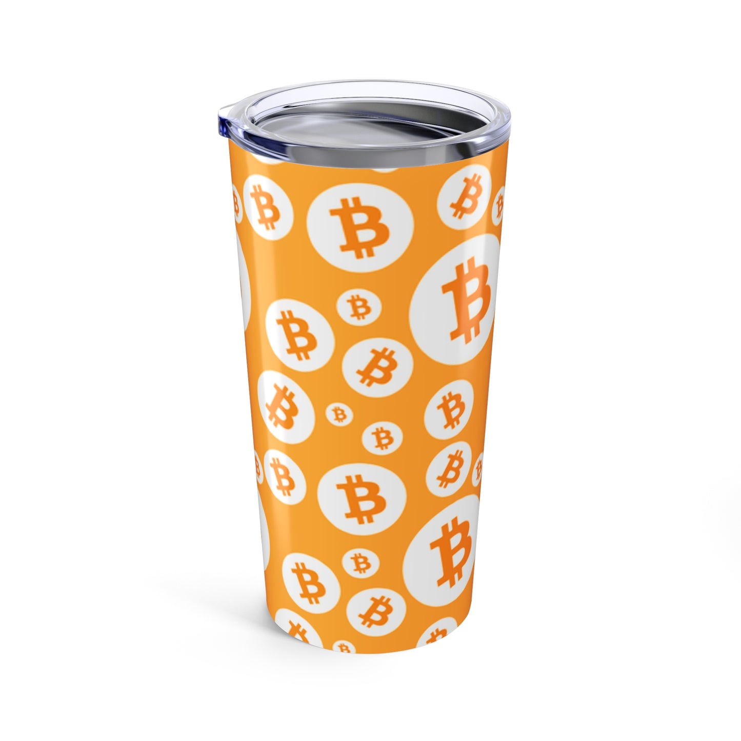 Bitcoin Symbols Polkadot Tumbler 20oz