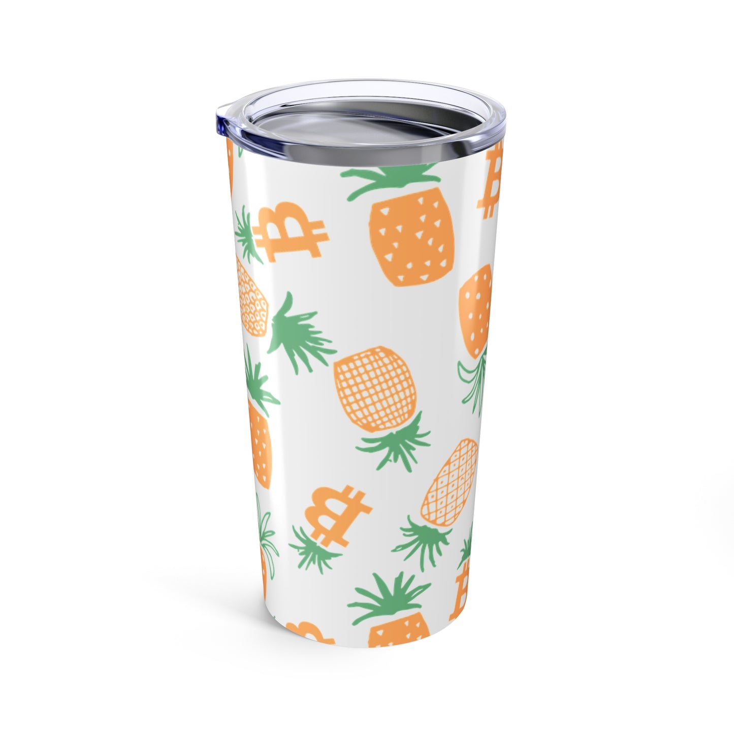 Bitcoin Pineapple Tumbler 20oz