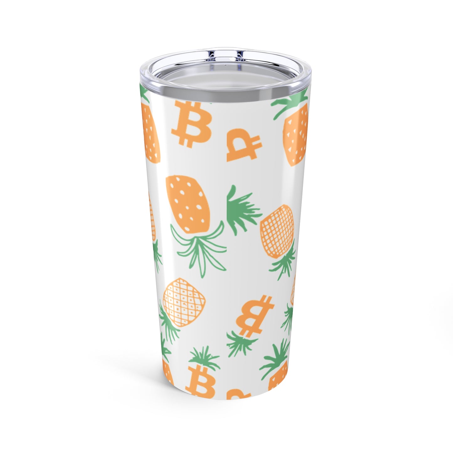 Bitcoin Pineapple Tumbler 20oz