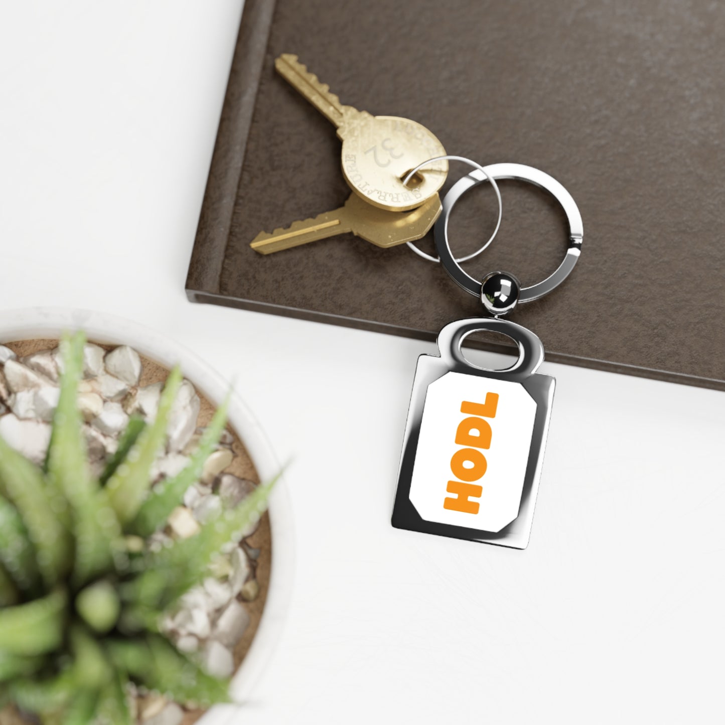 HODL Bright Keyring