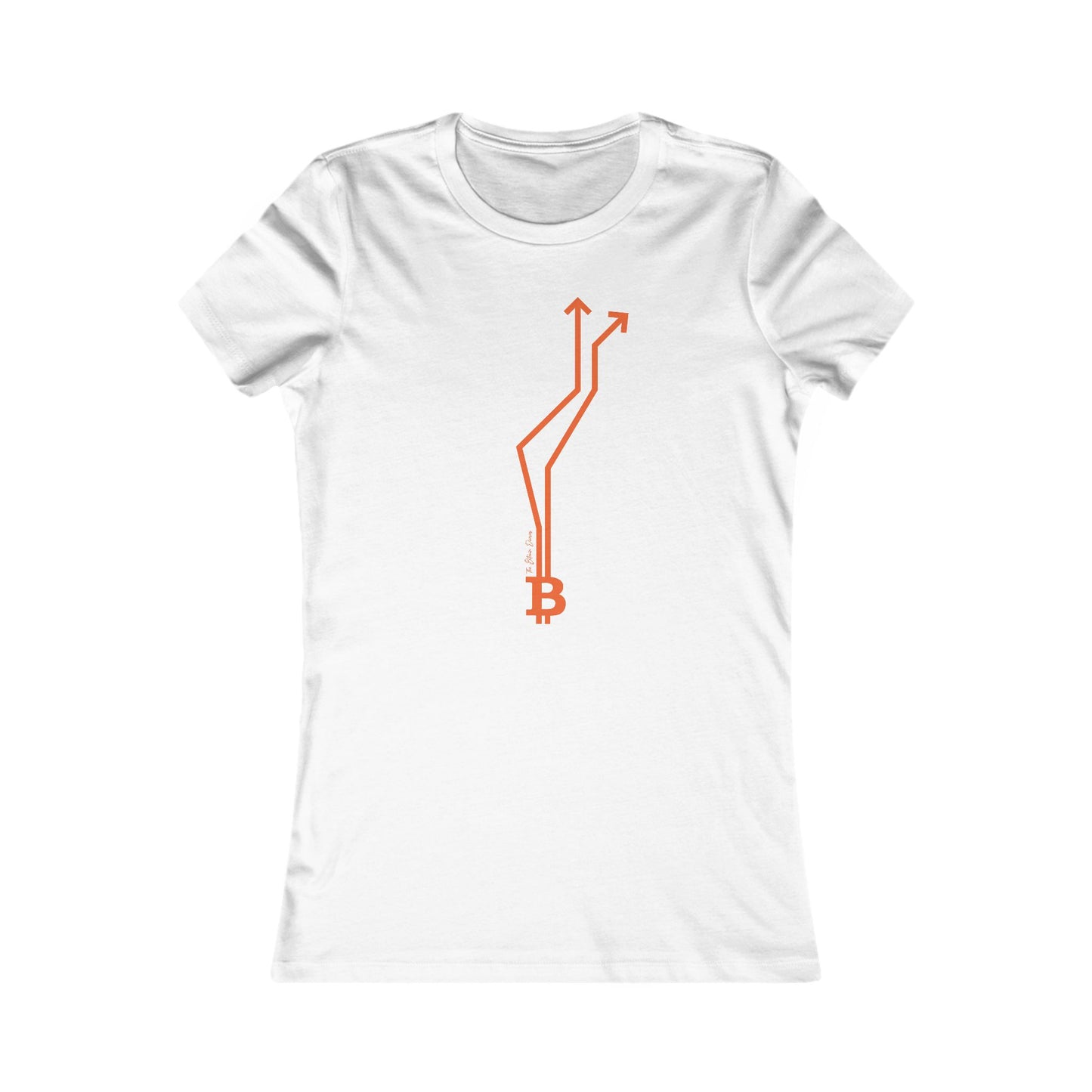 Bitcoin Directions Slim Fit T-Shirt