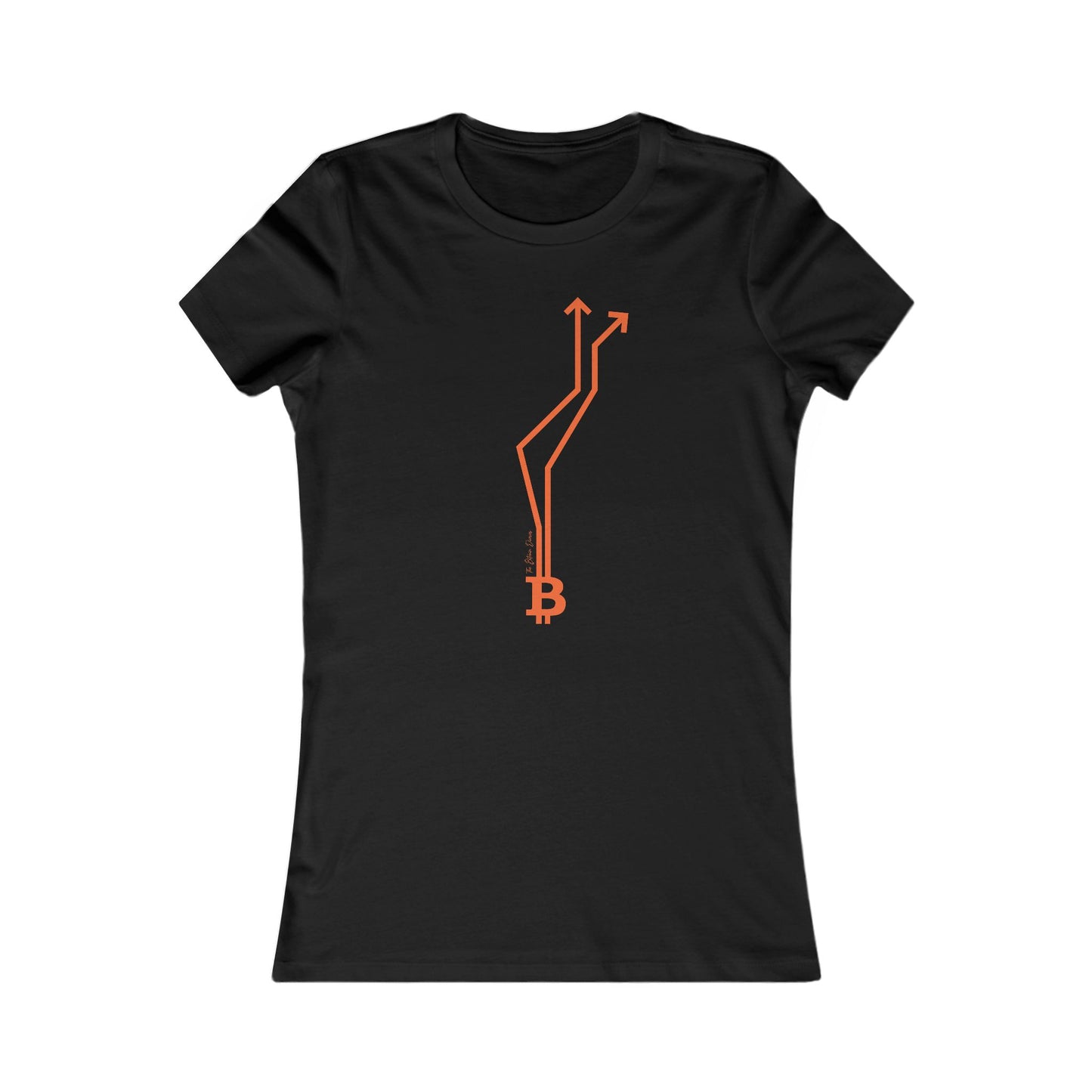 Bitcoin Directions Slim Fit T-Shirt