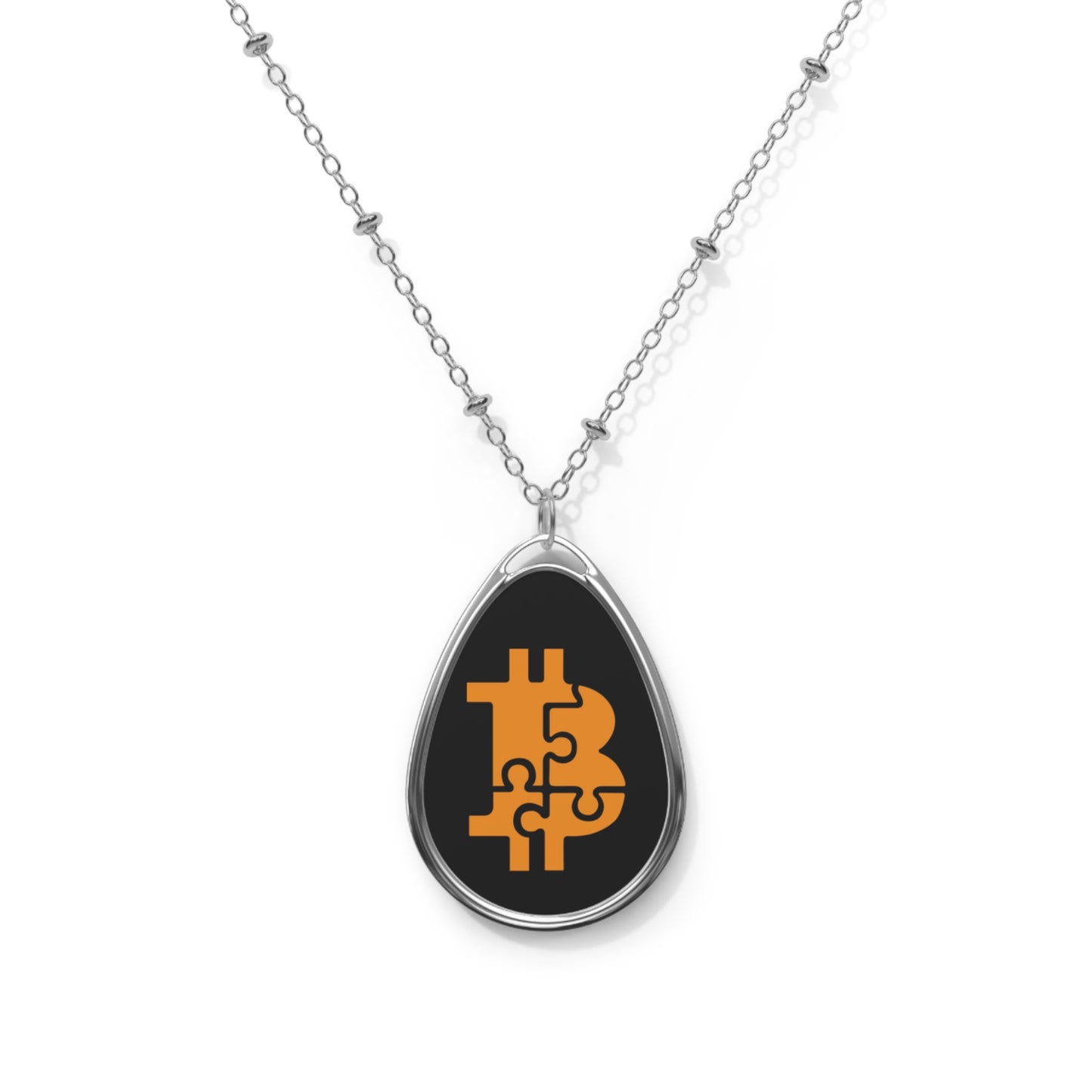 Bitcoin Puzzle Necklace