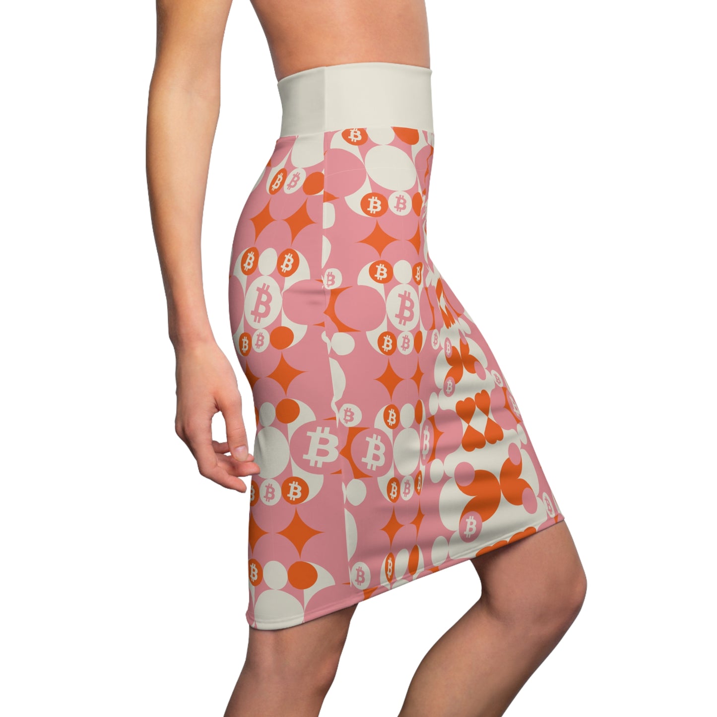 The Bitcoin Jive Women's Pencil Skirt