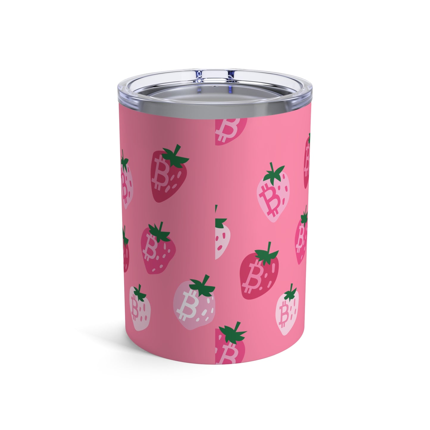 StrawBerry Bitcoin Tumbler 10oz