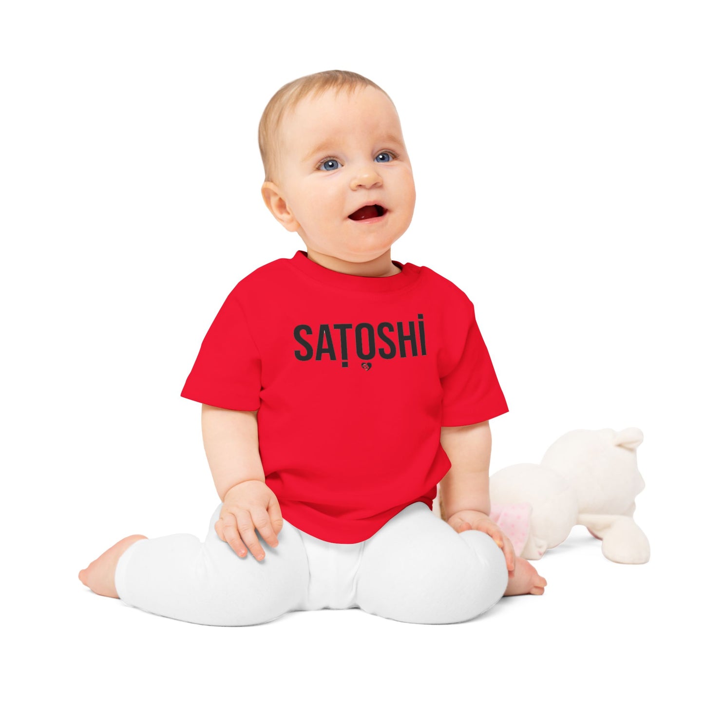 Satoshi Minimalist Organic Cotton Baby T-Shirt
